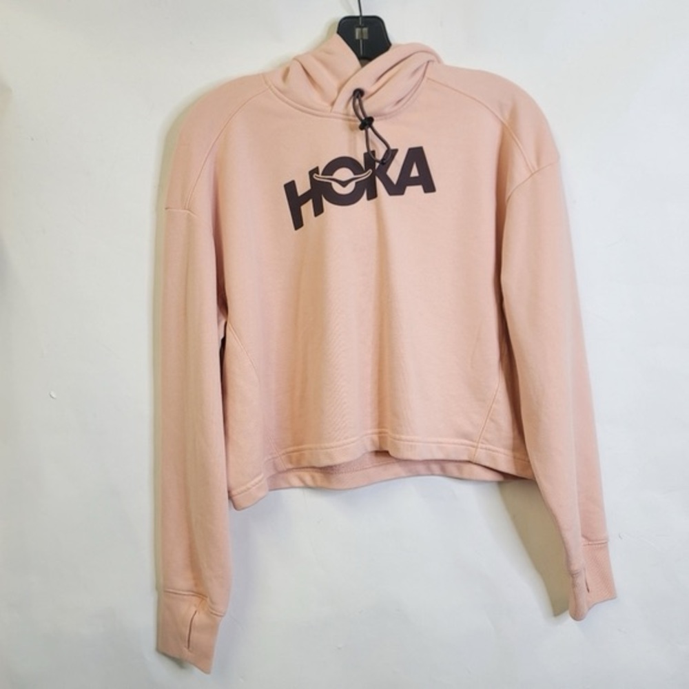 Hoka one one  cropped hoodie